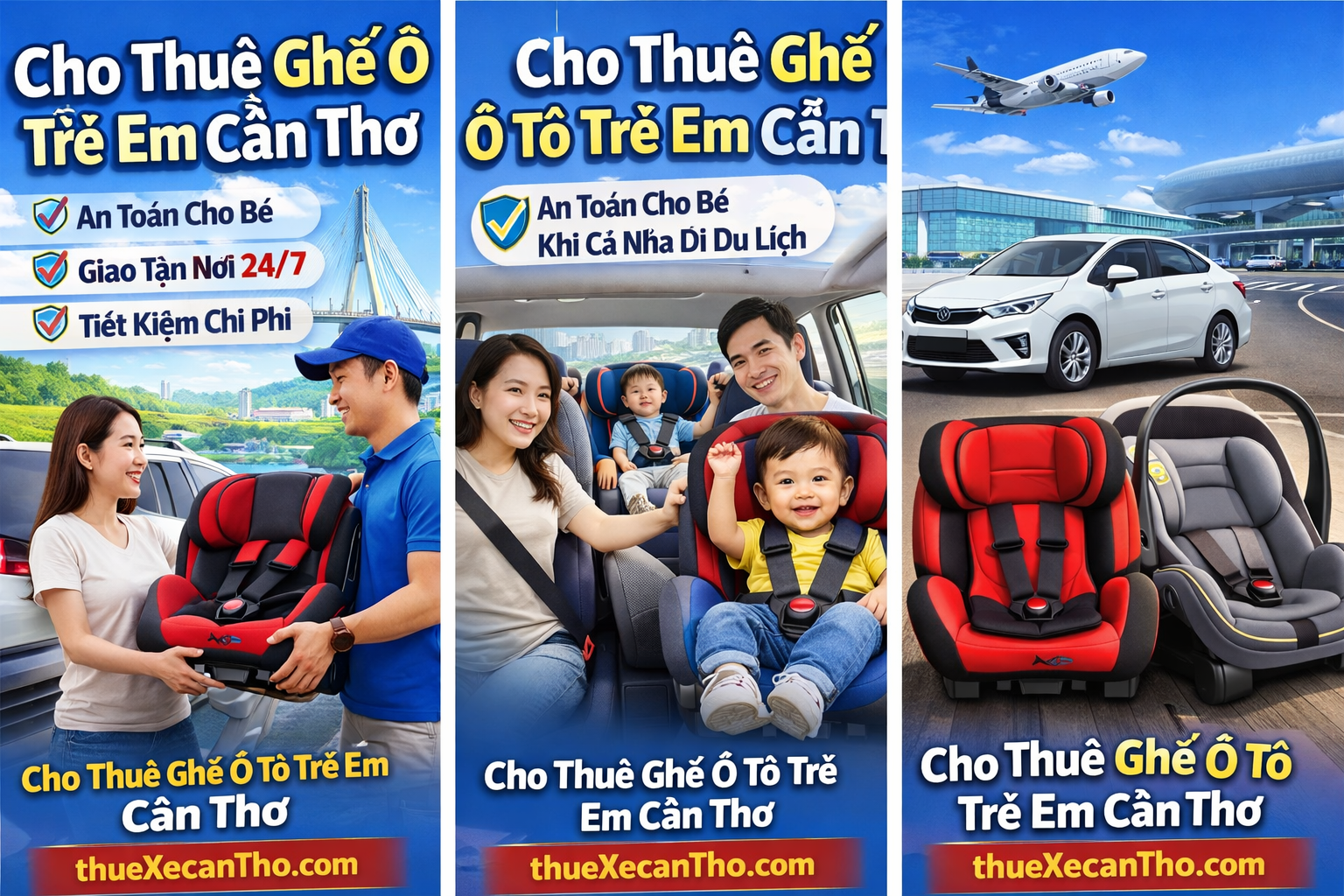 Dịch Vụ Cho Thuê Ghế Ô Tô Trẻ Em Cần Thơ Giá Tốt 2026